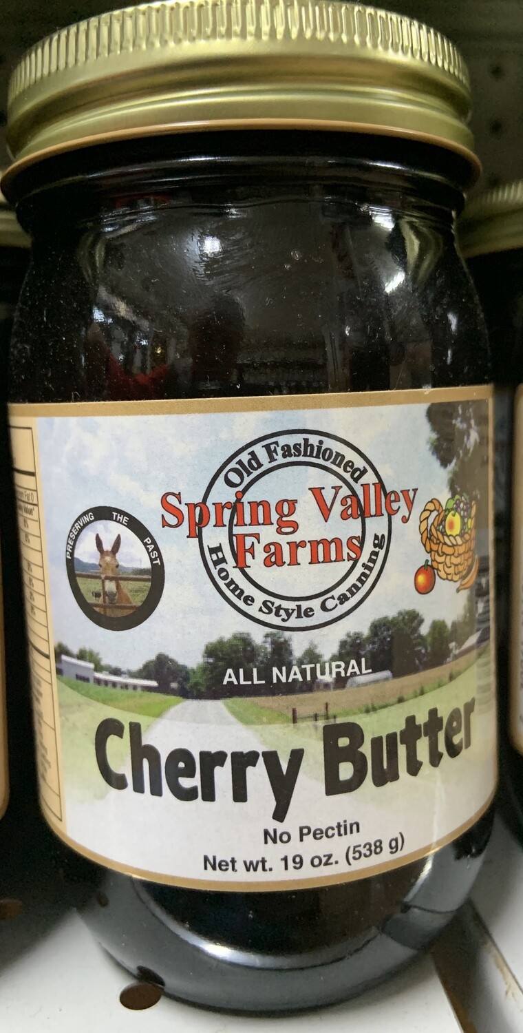 Spring Valley Farms Cherry Butter 19oz