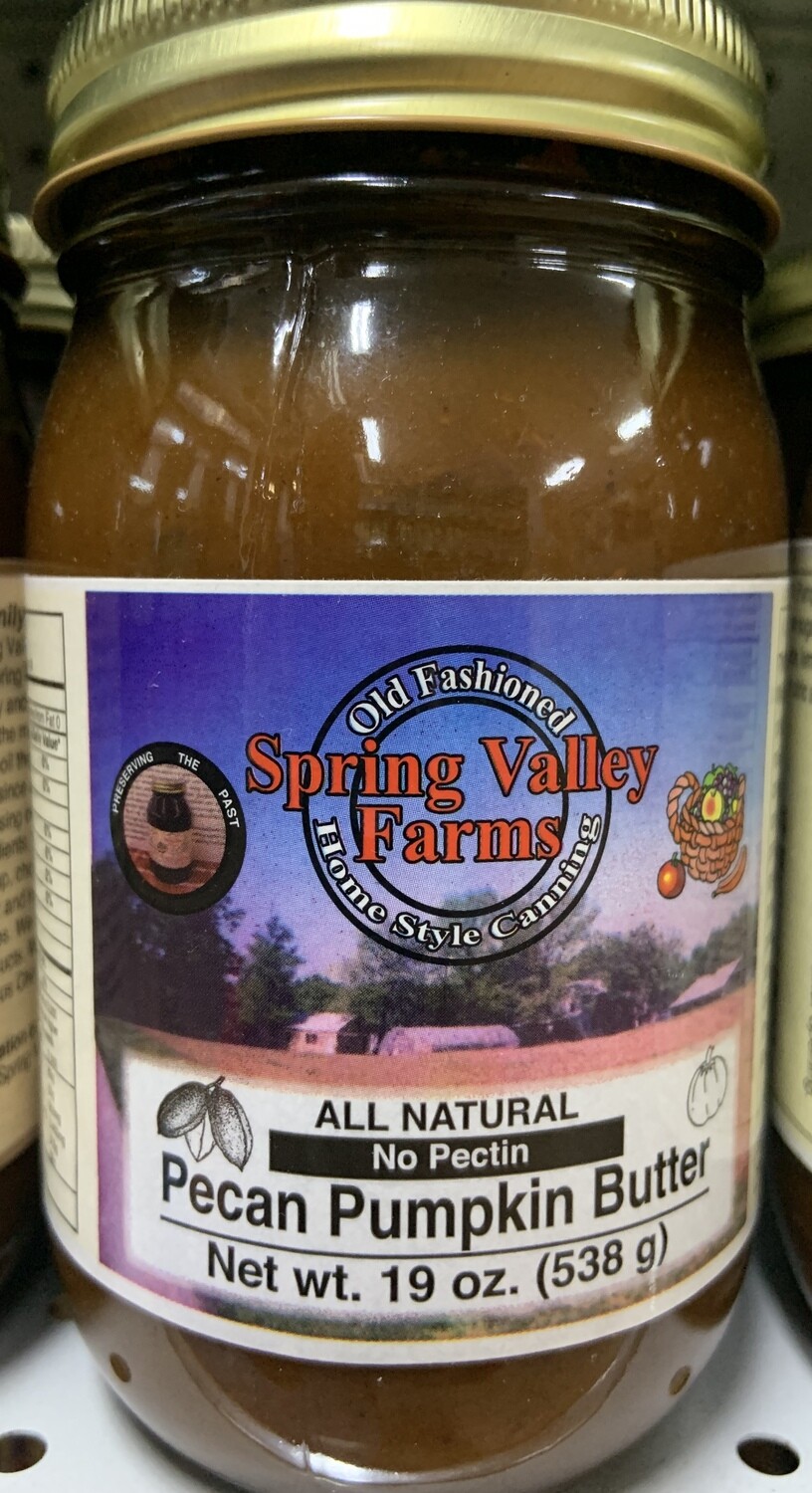 Spring Valley Farms Pecan Pumpkin Butter  19oz
