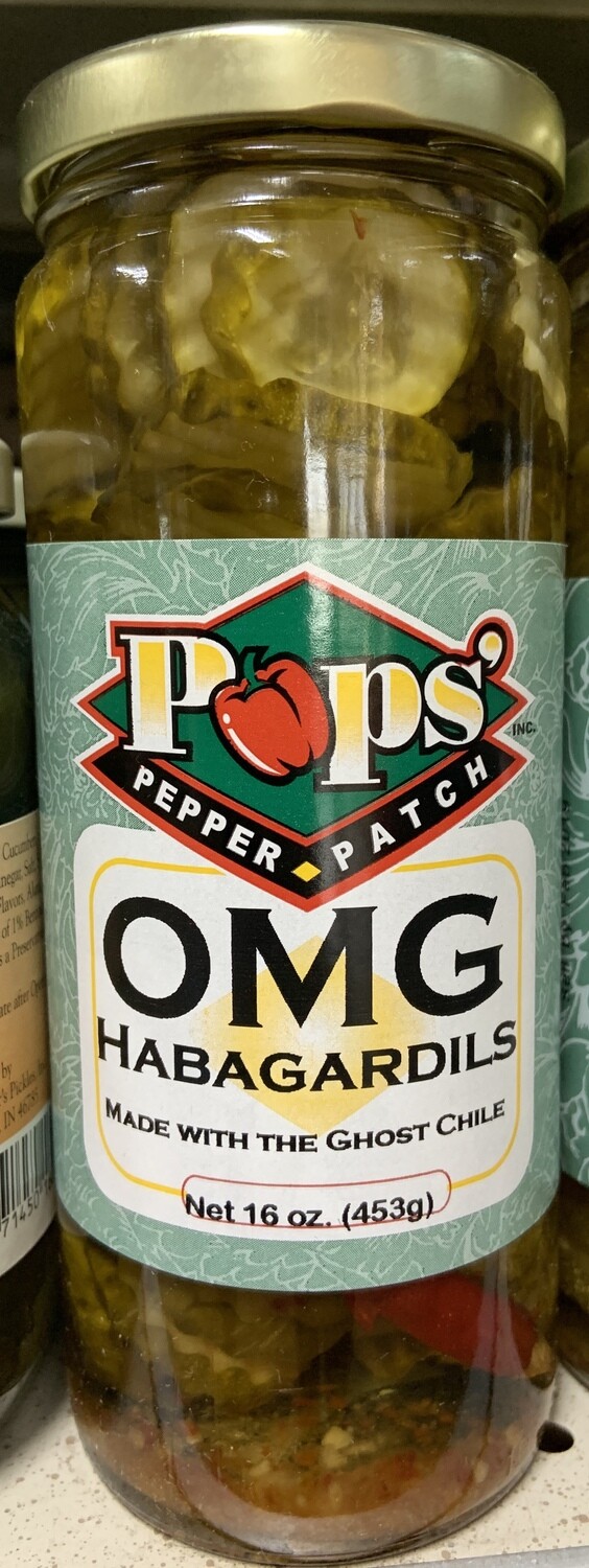 Pops OMG Ghost Chile Habagardils 16 oz