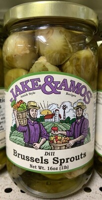 Jake &amp; Amos Dill Brussels Sprouts 16 oz