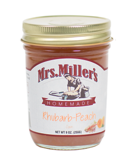 Mrs Miller's Rhubarb-Peach Jam 9 oz