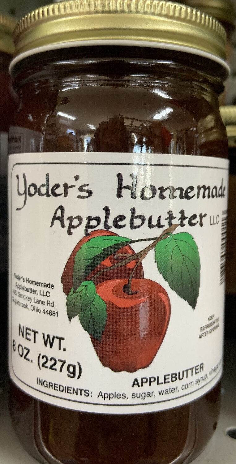 Yoder&#39;s Homemade Applebutter 8 oz