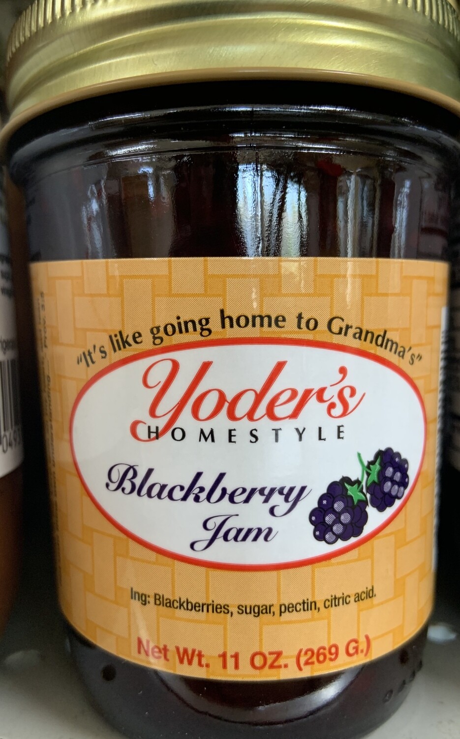 Yoder's Blackberry Jam 11 oz
