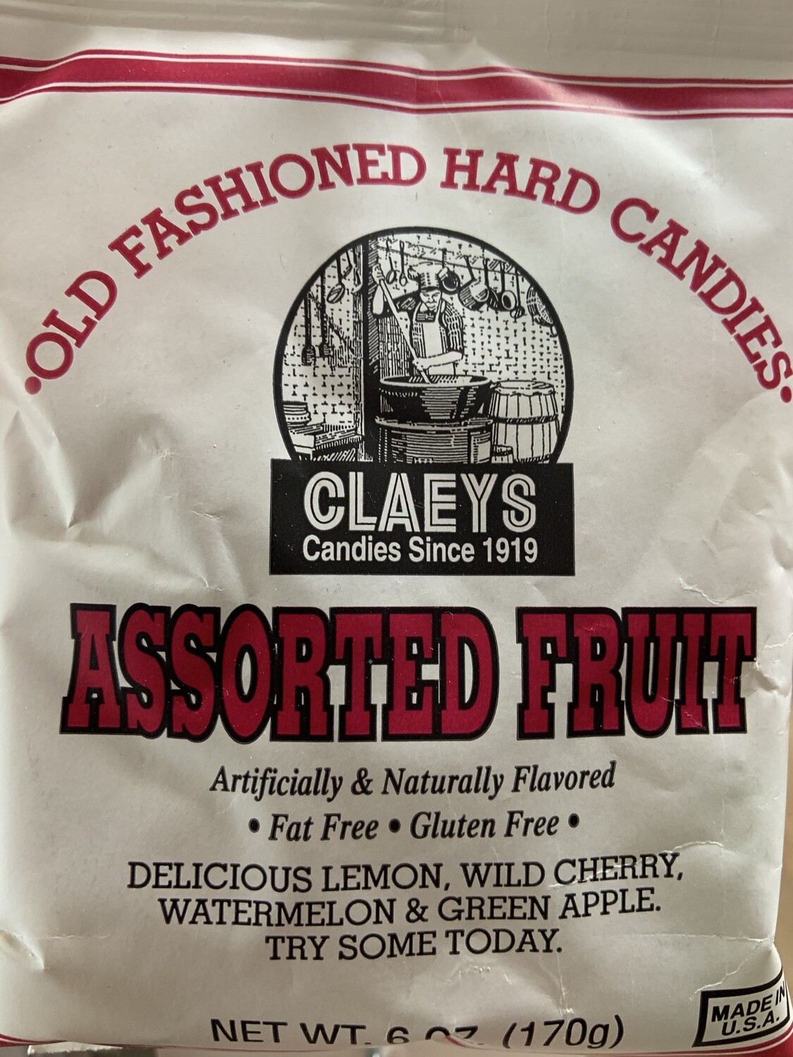 Claey&#39;s Asst Fruit 6 oz