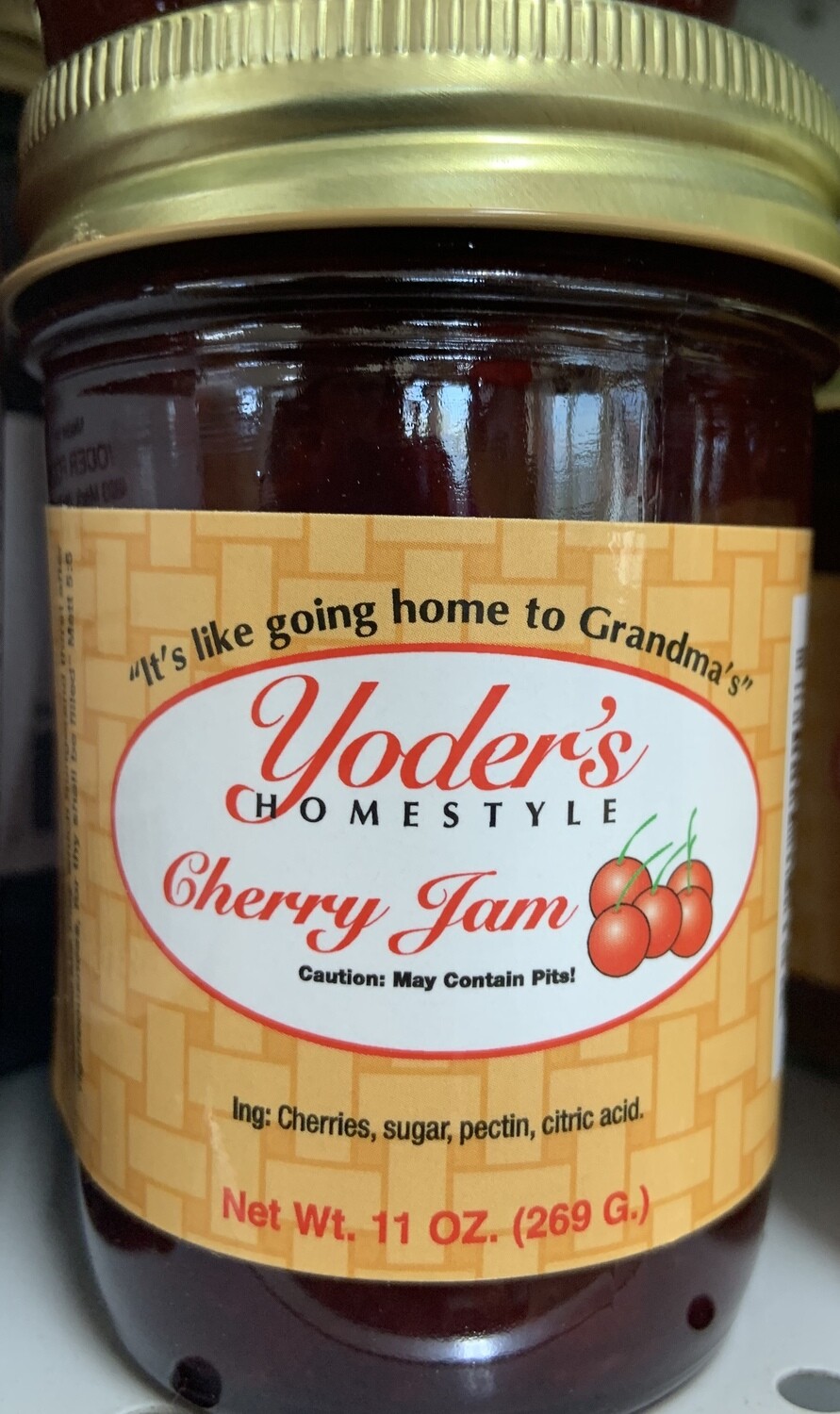 Yoder's Cherry Jam 11 oz