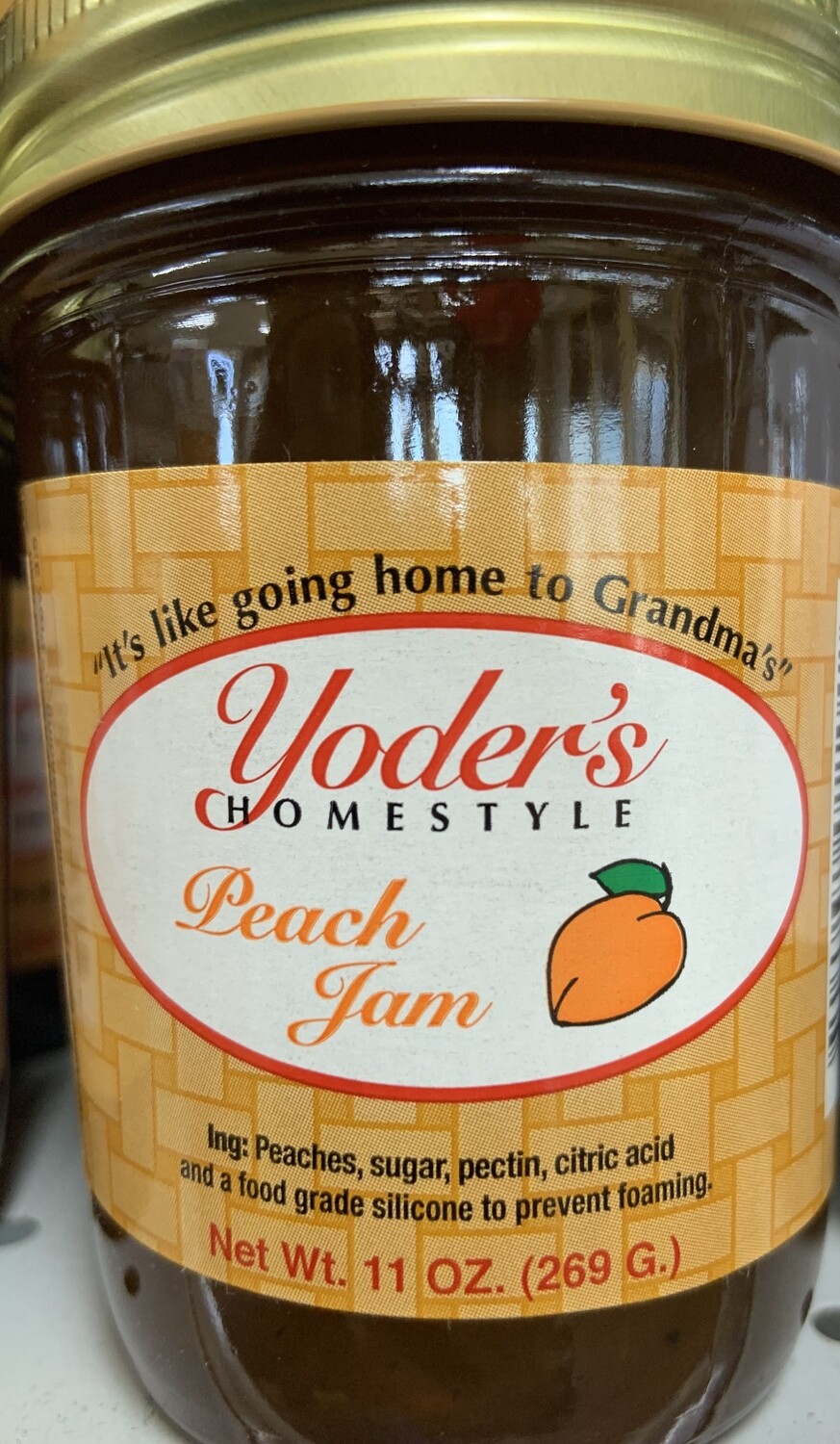 Yoder's Peach Jam 11 oz