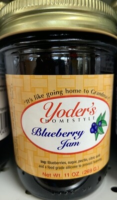 Yoder's Blueberry Jam 11 oz