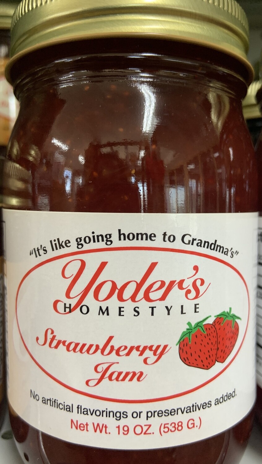 Yoder's Strawberry Jam 19 oz