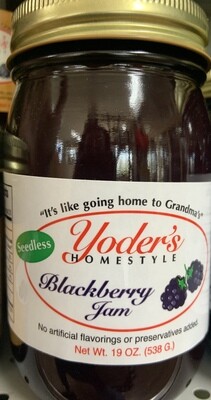 Yoder's Seedless Blackberry Jam 19 oz