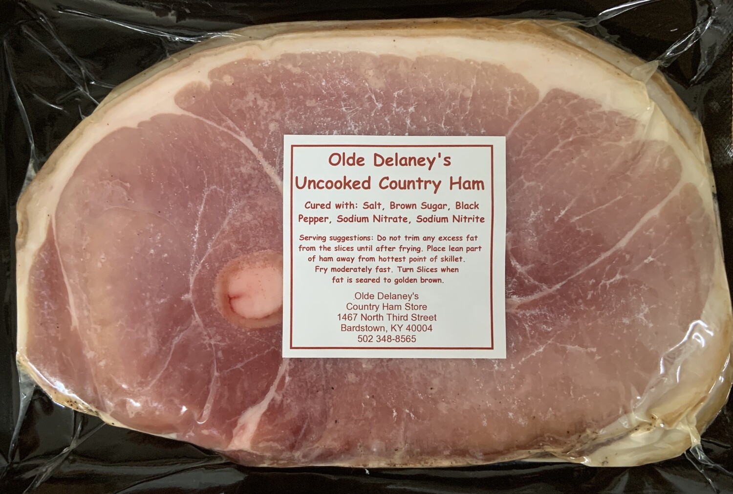 Olde Delaney's 8 oz Ham Steak (3 Slices) 2/lb