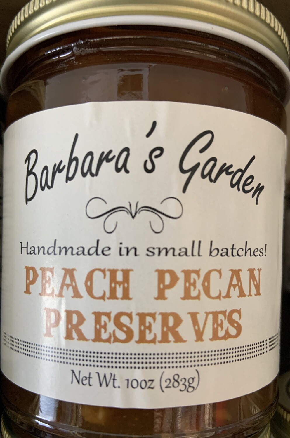 Barbara's Garden Peach Pecan Preserves 10 oz