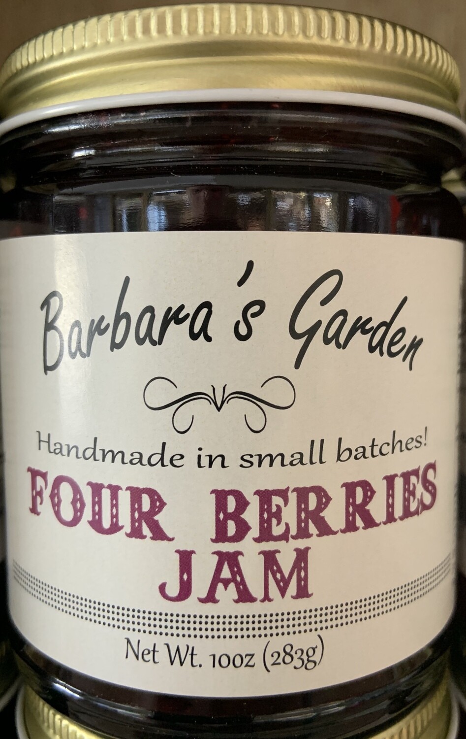 Barbara's Garden Four Berries Jam 10 oz