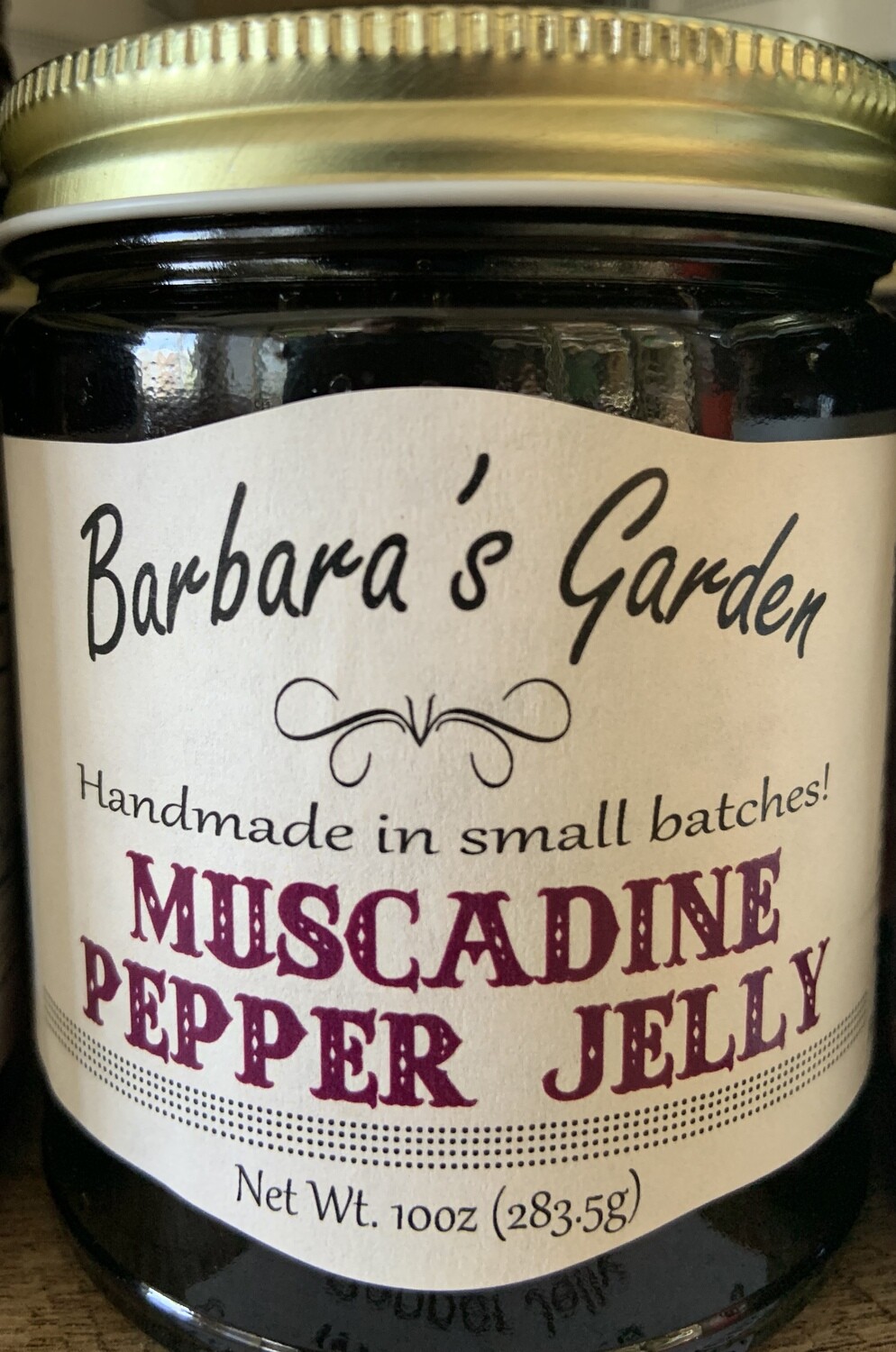 Barbara's Garden Muscadine Pepper Jelly 10 oz