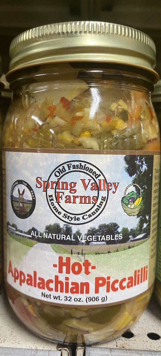 Spring Valley FarmsHot Appalachian Piccalilli 16 oz