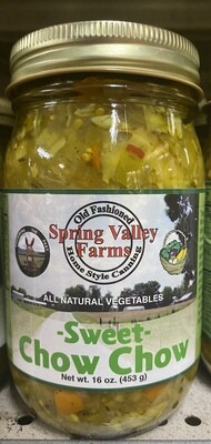 Spring Valley Farms Sweet Chow Chow 16 oz