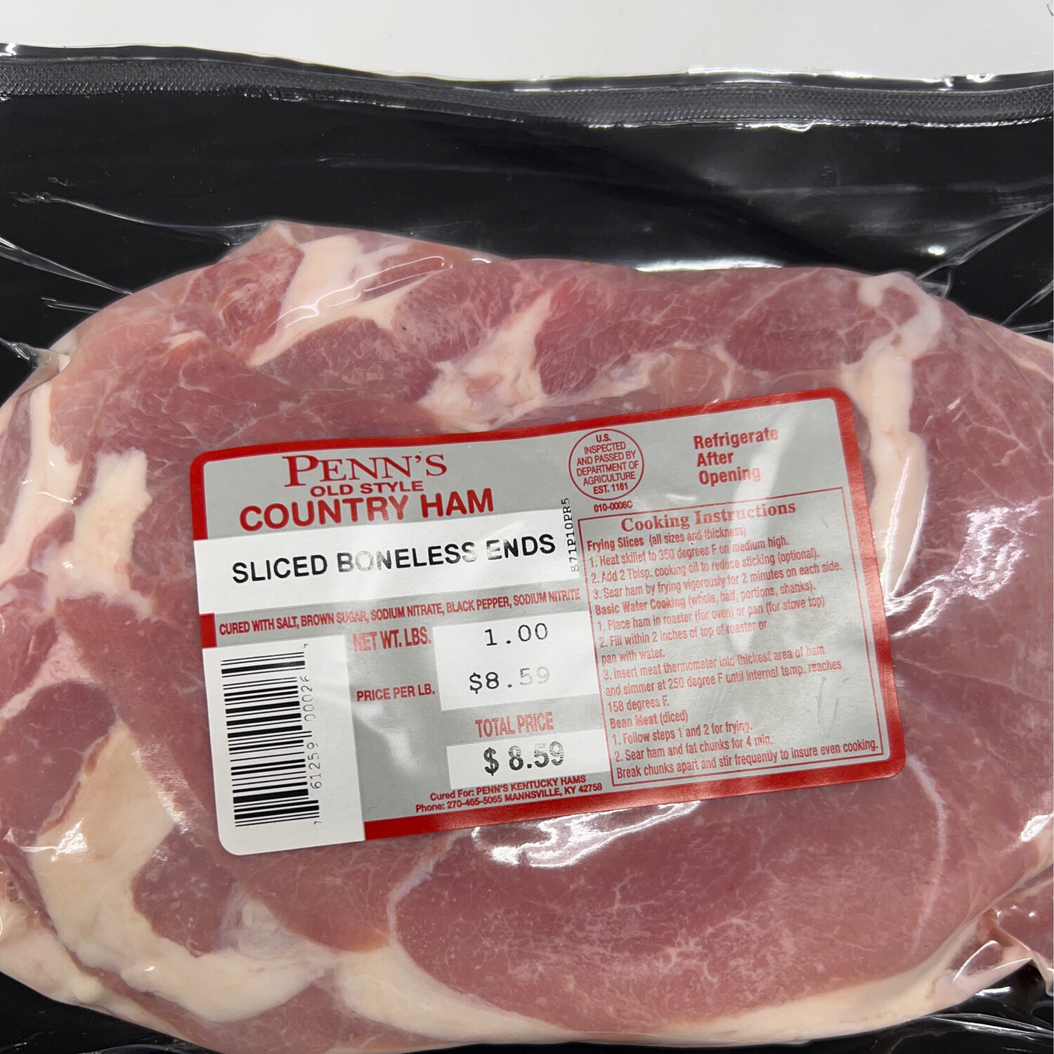 Dennis Boneless Country Style Ham – 3pk 12oz Vacuum Sealed Center End Slices Pork