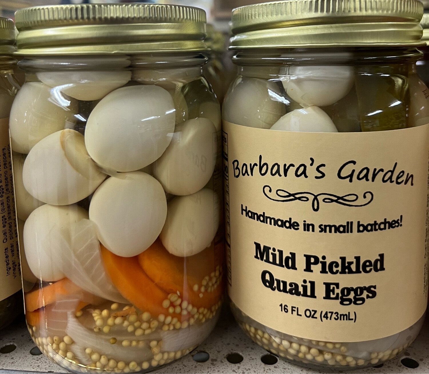 Mild Pickled Quail Eggs