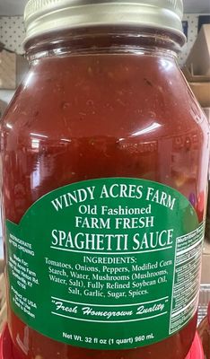 Windy Acres Spaghetti Sauce