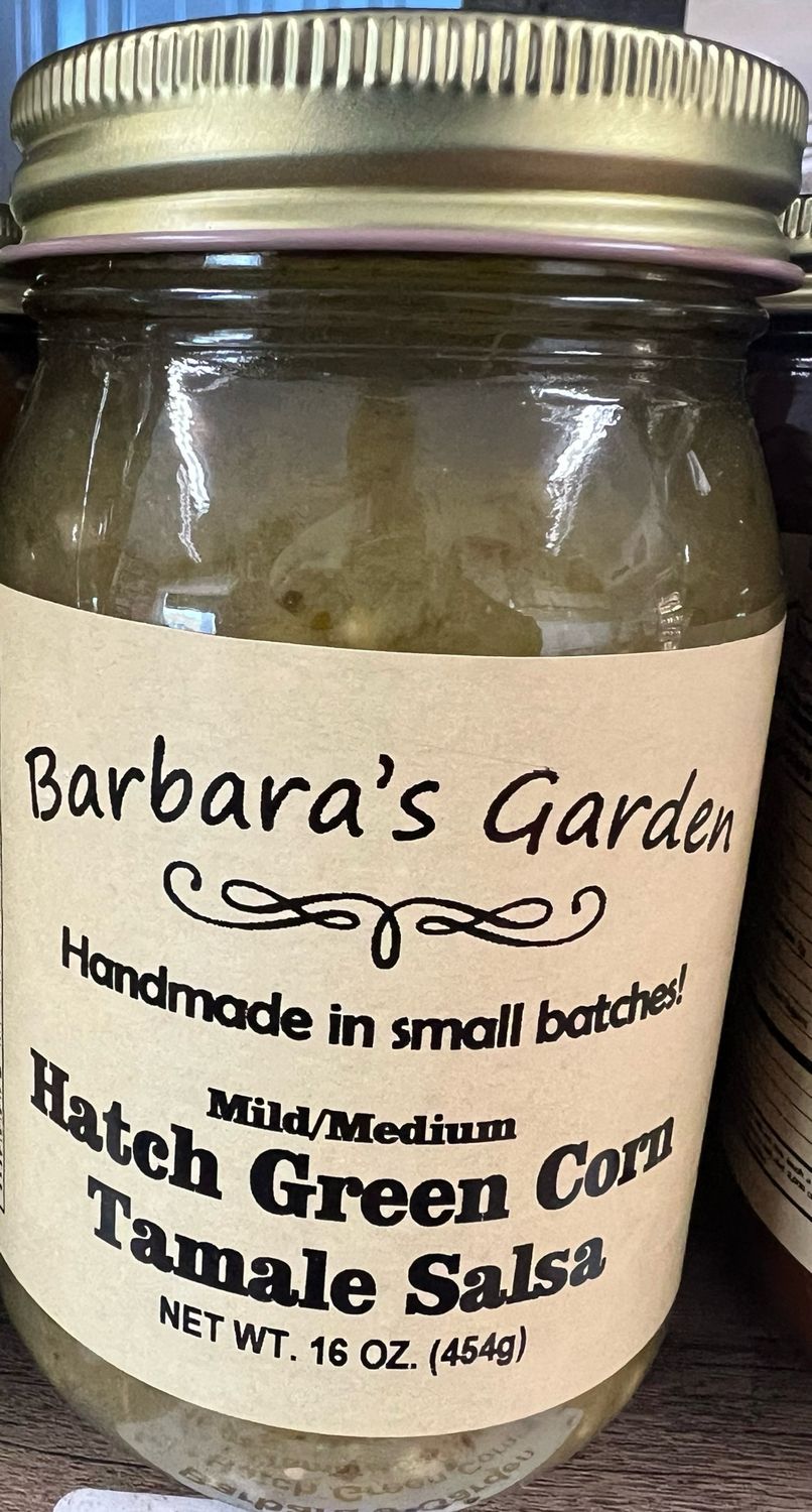 Barbara&#39;s Garden Hatch Green Corn Tamale Salsa 16oz