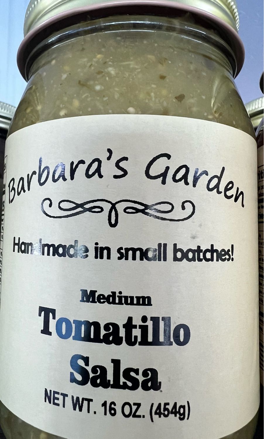 Barbara&#39;s Garden Tomatillo Salsa 16 oz