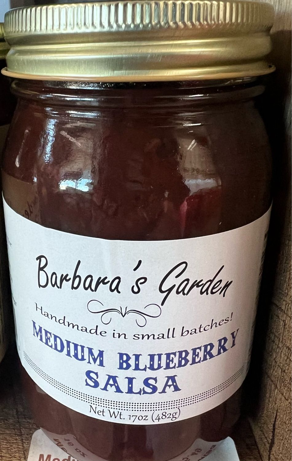 Barbara&#39;s Garden Medium Blueberry Salsa 16 oz