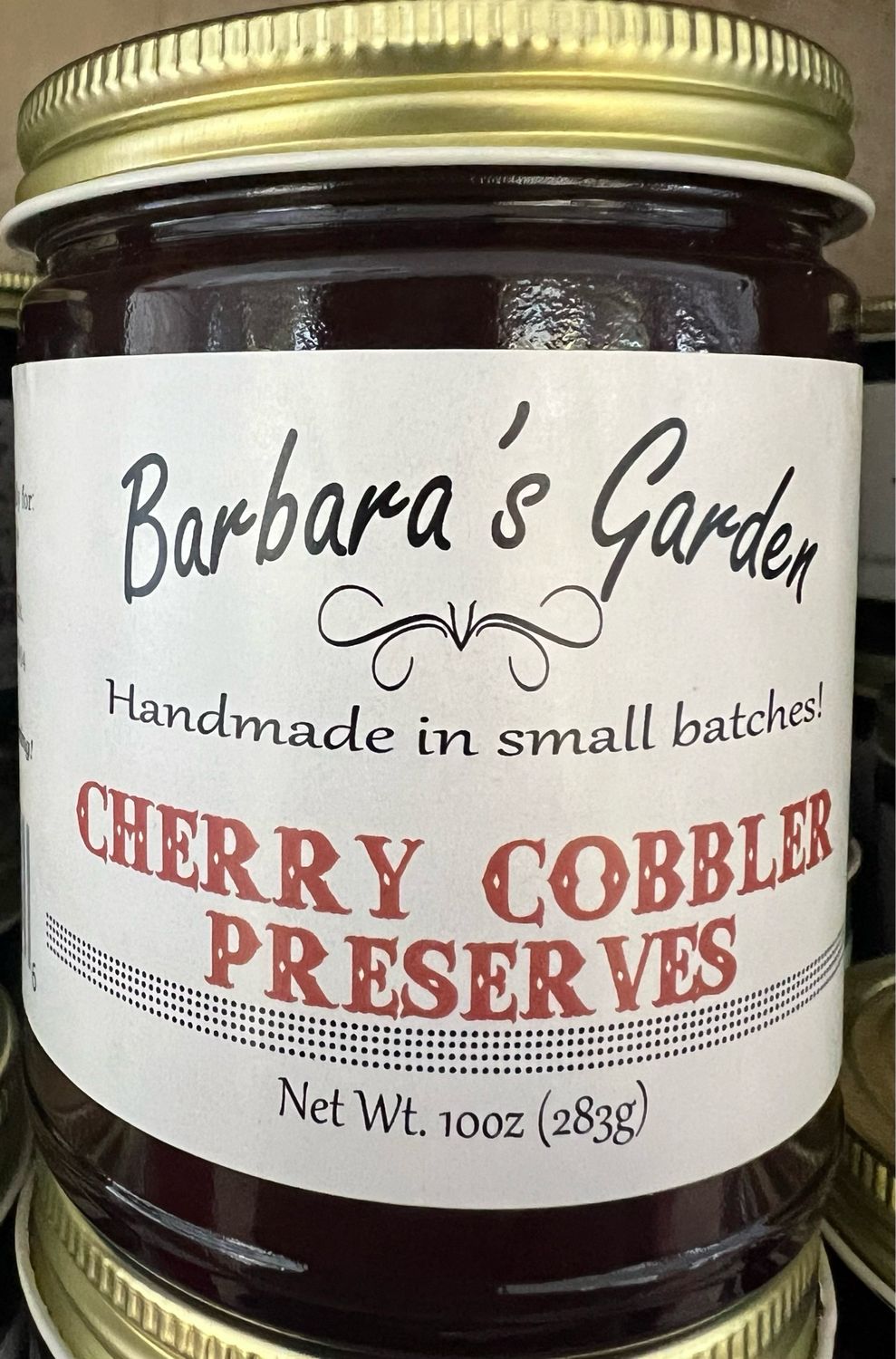 Barbara&#39;s Garden Cherry Cobbler Preserves