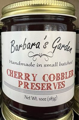 Barbara&#39;s Garden Cherry Cobbler Preserves