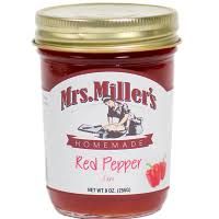 Mrs Miller Red Pepper Jam 9 oz
