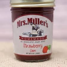 Mrs Miller NSA Strawberry Jam 9oz