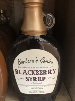 Barbara's Garden Blackberry Syrup 12 oz