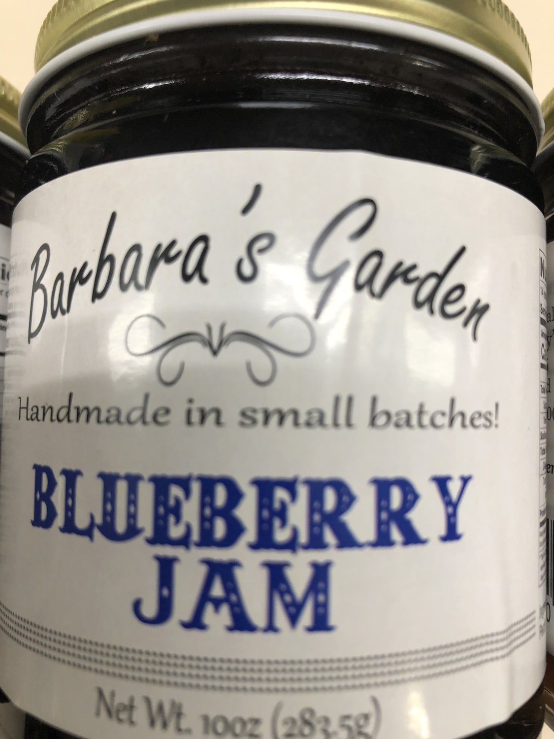 Barbara's Garden Blueberry Jam 10 oz