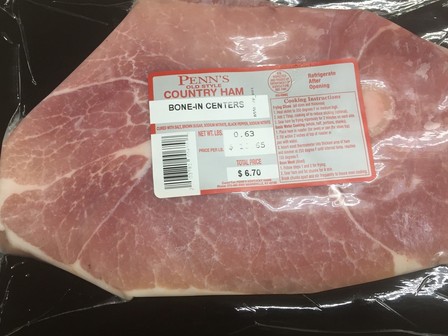 Penn's Bone in Centers 10 oz