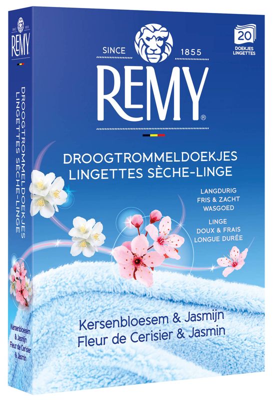 REMY 20 Lingettes pour sèche-linge