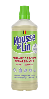 MOUSSE DE LIN TRADITION Cristaux de soude - LIQUIDE - Flacon 1 litre