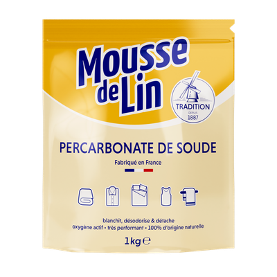 MOUSSE DE LIN TRADITION Percarbonate de soude - Doypack zippé 1kg