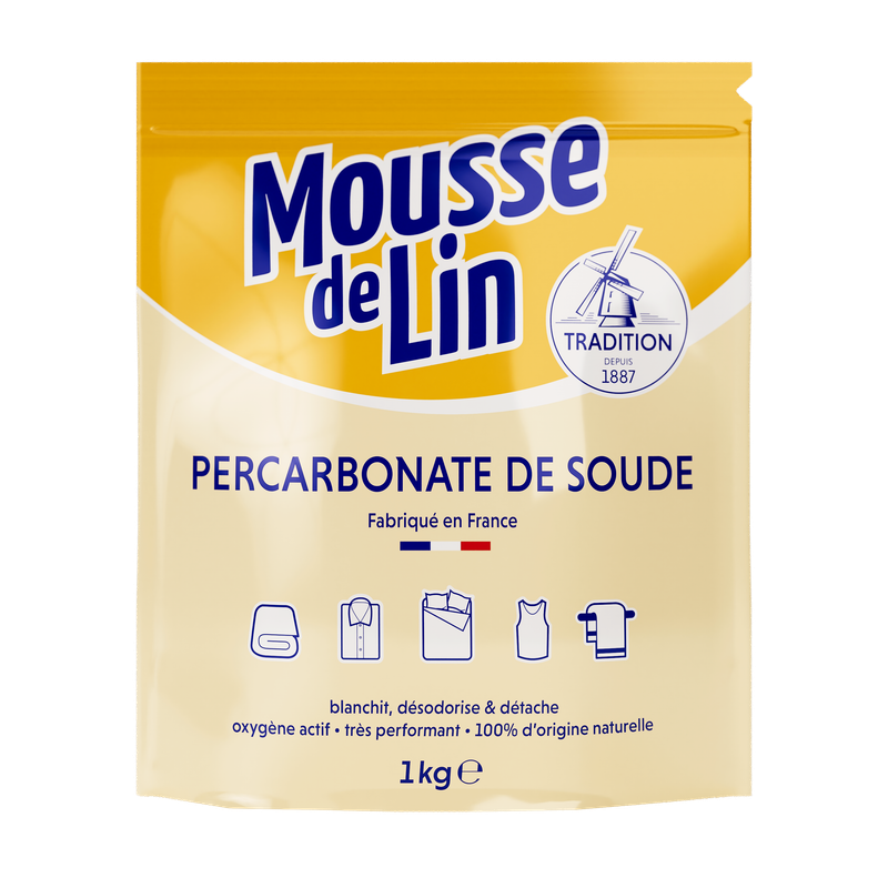 MOUSSE DE LIN TRADITION Percarbonate de soude - Doypack zippé 1kg