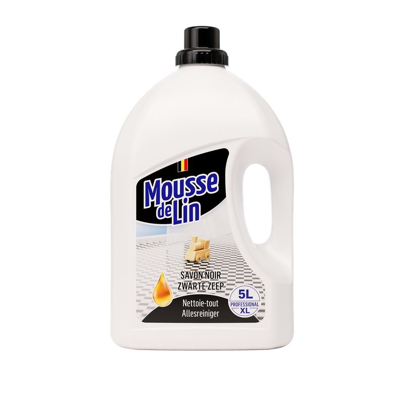 MOUSSE DE LIN Savon noir - Format économique 5 l