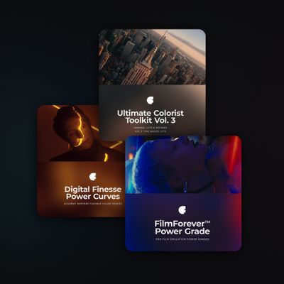 FilmForever™ Vol. 2, Colorist Toolkit, Vol. 3 &, Power Curves
