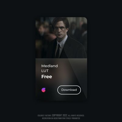 Batman 2022 Trailer LUT Free Download