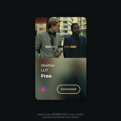 Colorist Factory Tenet LUTs 2020 (Free)