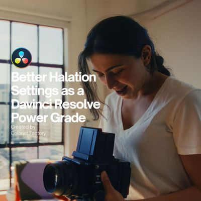 Better Halation Settings as Resolve Power Grade