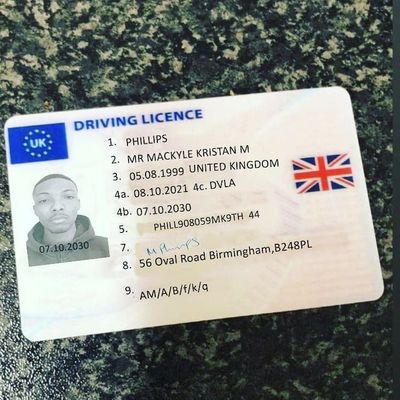 Buy UK drivers liscense