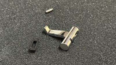 Only Knurled D2 Cam/S7 Lever Silver PVD