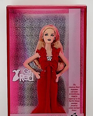 Go Red for Women Barbie Doll American Heart Association's