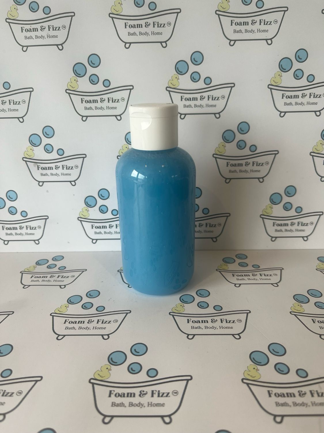 Relaxing Bubble Bath Blue Man