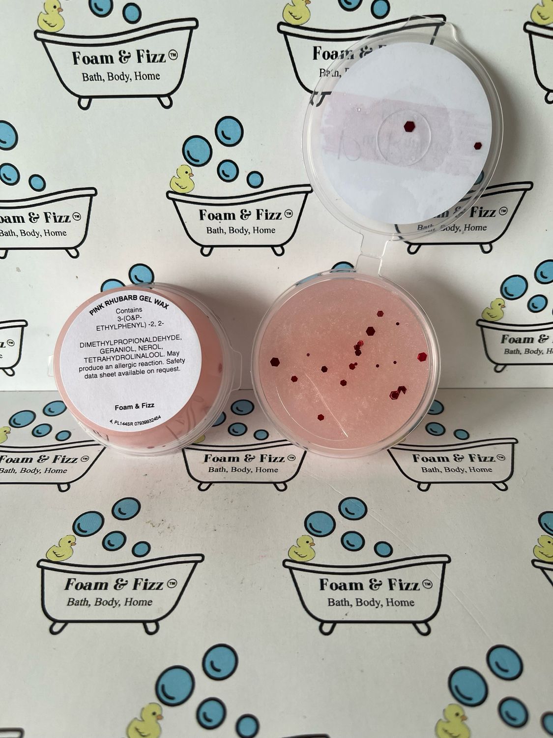 2oz Gel Wax - Pink Rhubarb