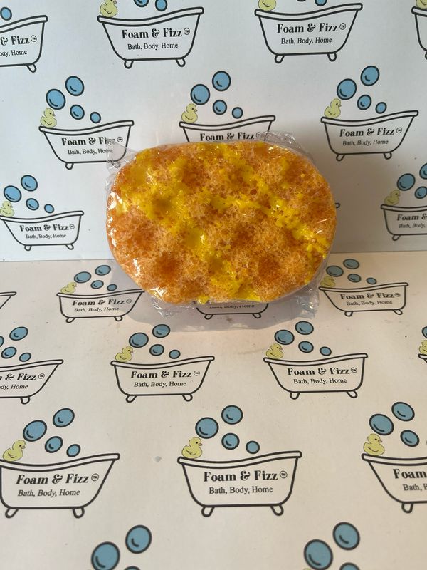 Thai lime &amp; Mango Mini Soap Infused Sponge