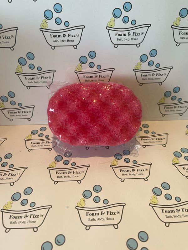 Strawberry Mini Soap Infused Sponge