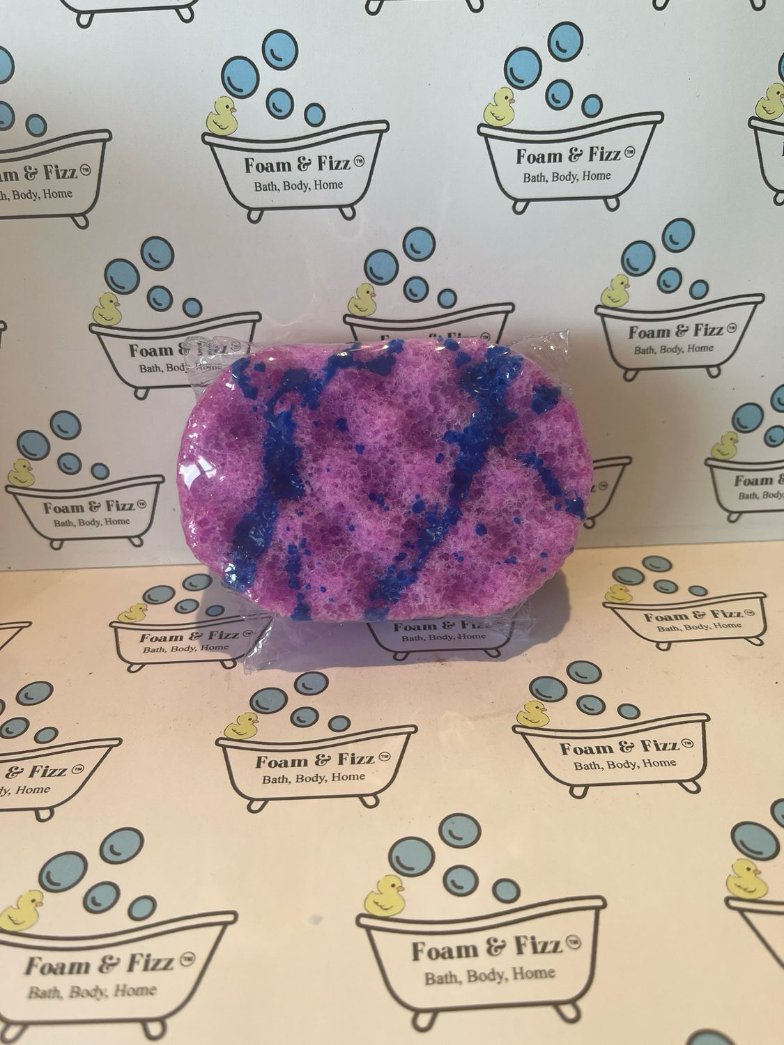 Purple Rain Mini Soap Infused Sponge