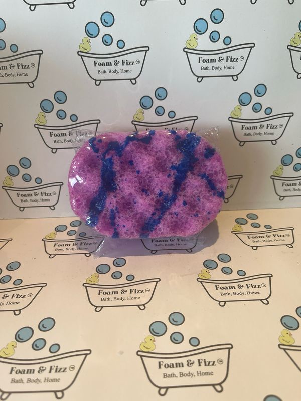 Purple Rain Mini Soap Infused Sponge